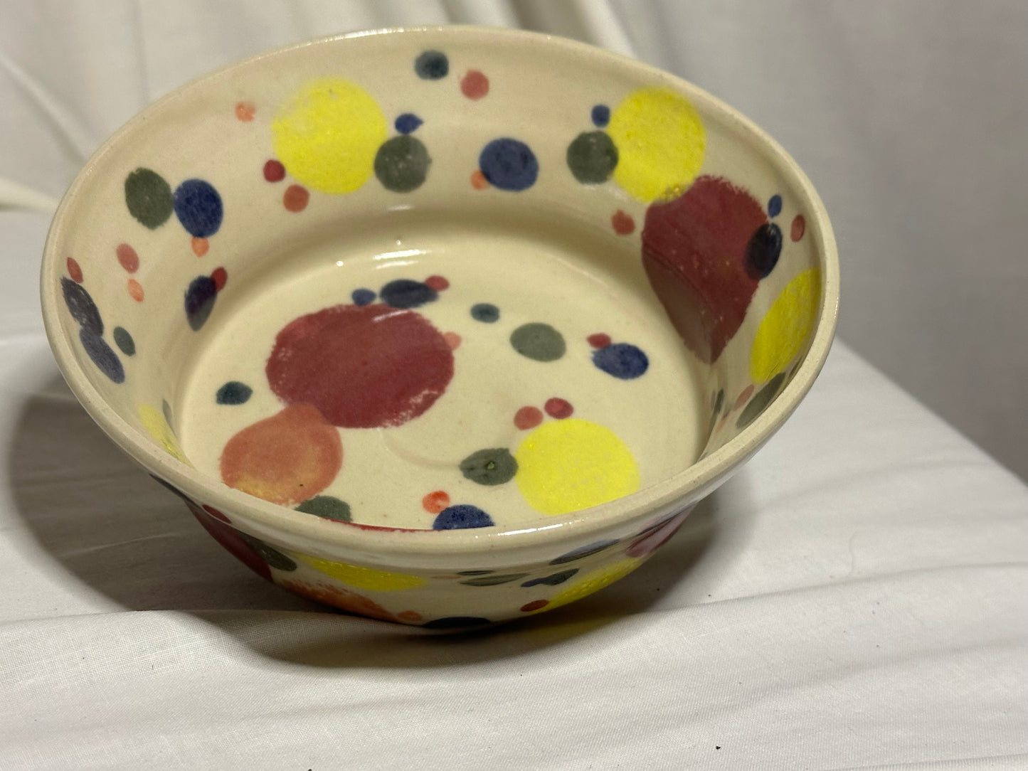 Spotty Stoneware Bowl