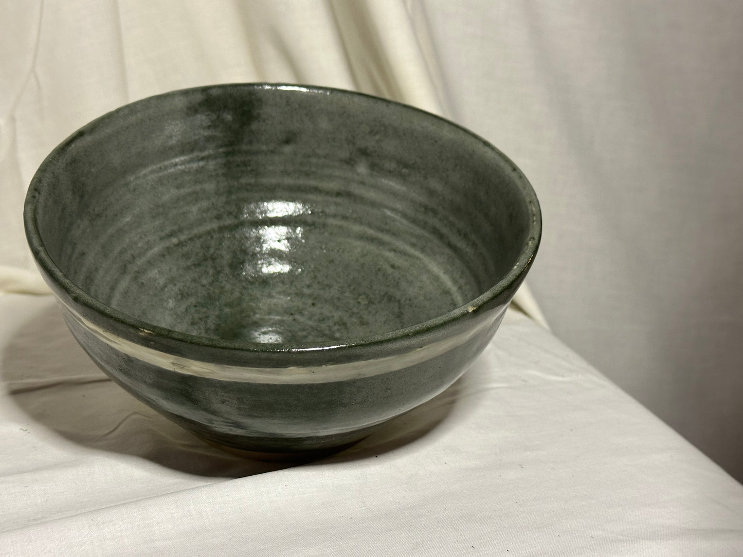 Green Banded Bowl