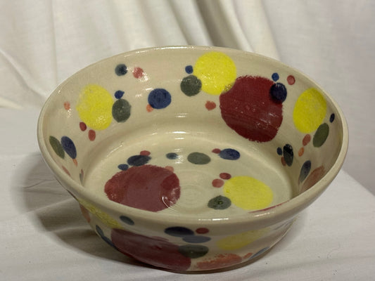 Spotty Stoneware Bowl