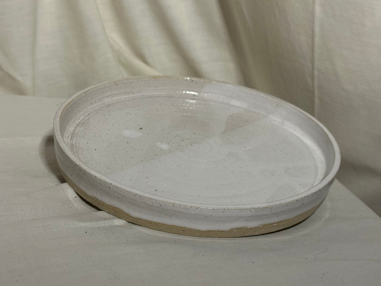 Flecked Stoneware Plate