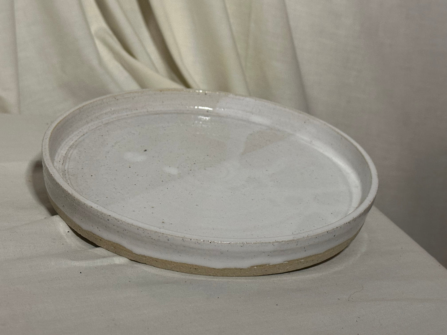 Flecked Stoneware Plate