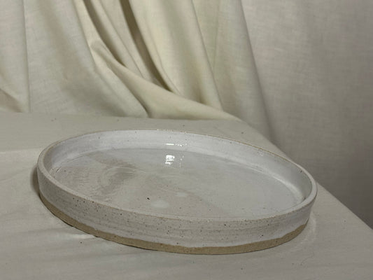 Flecked Stoneware Plate